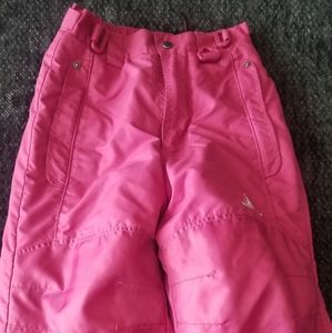 Rugged Bear Girls pink snow pants size 7/8.  Used